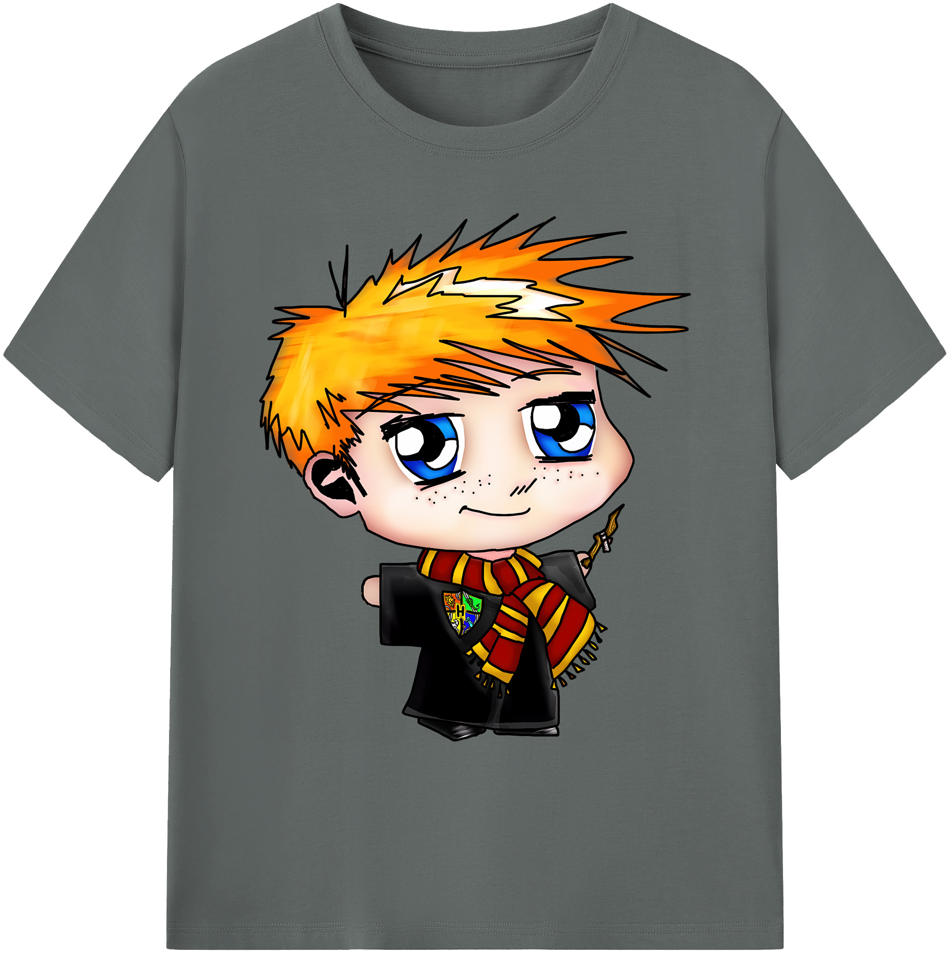 （画像用） Harry Potter ハリー・ポッターシリーズ 綿100％ メンズ半袖Tシャツ｜肌触りやわらか＆通気性